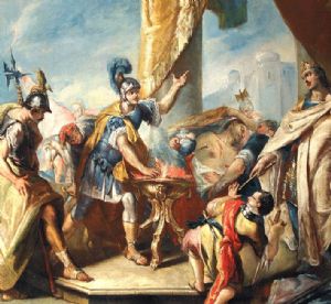 Muzio Scevola davanti a Porsenna