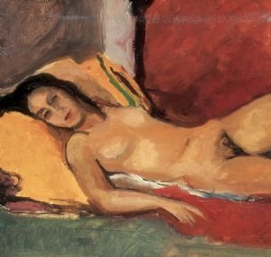 Nudo sdraiato, 1950