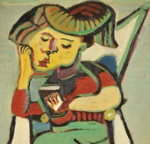 Bambina che legge, 1949