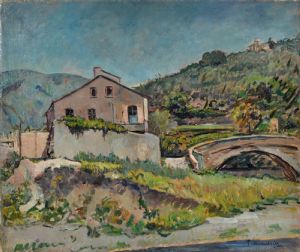Il ponte sul torrente (Alta Brianza), 1931