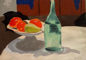 Frutta e bottiglia, 1940 ca