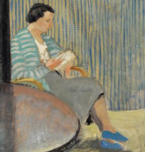 Regina in lettura 1935 circa