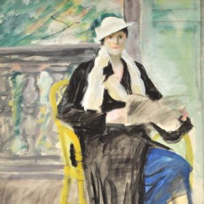 Regina in lettura, 1935 circa