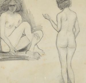 Studi di nudo, 1925 circa