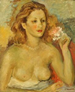Nudo con fiori (1950)