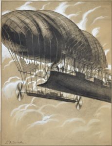 Illustrazione per Robur, l'Albatross, 1924