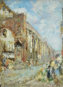 Milano, Colonne di San Lorenzo, 1940