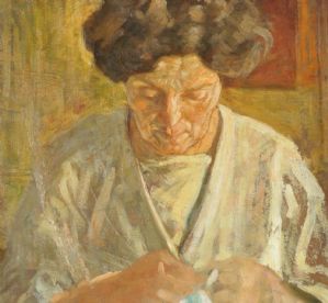 Donna che cuce, 1907