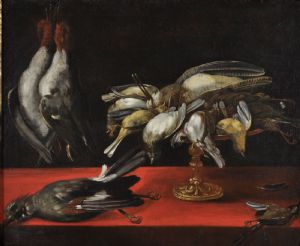 Natura morta con cacciagione (Una di due)