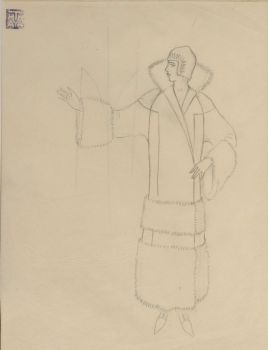 Modello per cappotto, 1921-1924