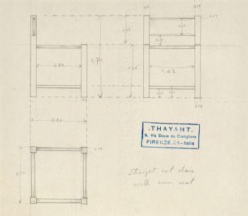 Progetto per sedia (1927) 