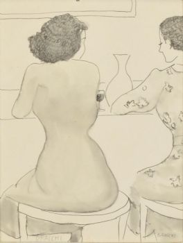 Donne al bar, 1936 circa