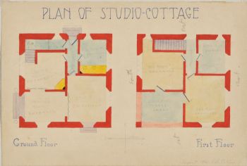 Progetto per Studio Cottage (Casa Gialla), 1920