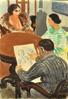 Salotto d'artista, 1935 circa