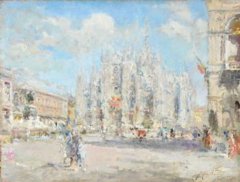 Milano, il Duomo, 1942