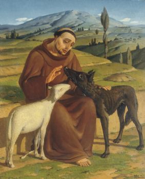 San Francesco, il lupo e l'agnello, 1925