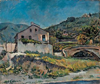 Il ponte sul torrente (Alta Brianza), 1931