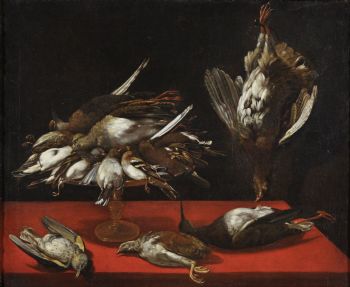 Natura morta con cacciagione (Una di due) verso il 1630