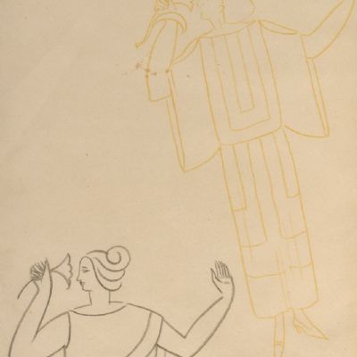 Bozzetto per immagine pubblicitaria, 1921-1924