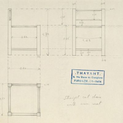 Progetto per sedia (1927) 