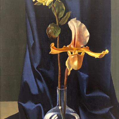 Orchidea e rosa, 1950 circa