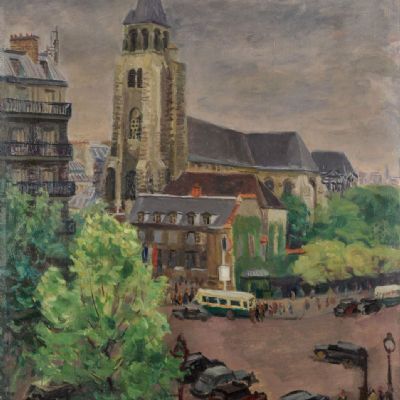 Parigi, St. Germain des Pres, 1953