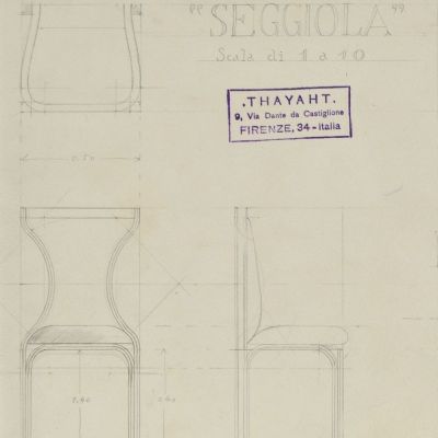 Progetto per seggiola (1927)