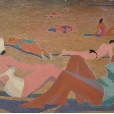 Spiaggia, 1955 circa