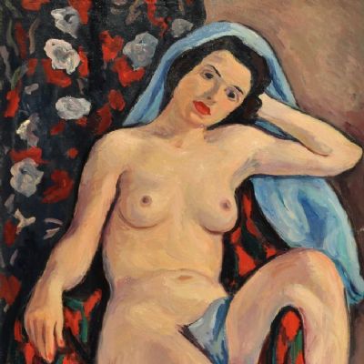 Nudo sulla poltrona, 1938